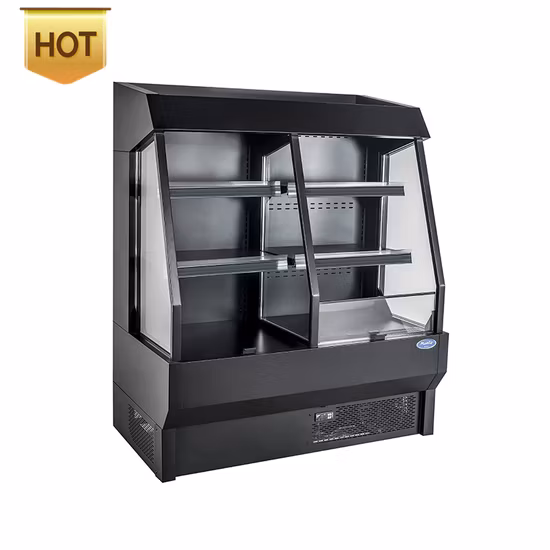 シングルドア垂直透明ガラスキャビネットチラー